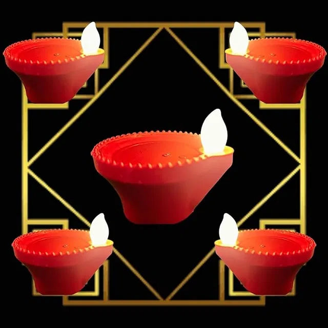 Water Sensor LED Light Diya(12, Classic)